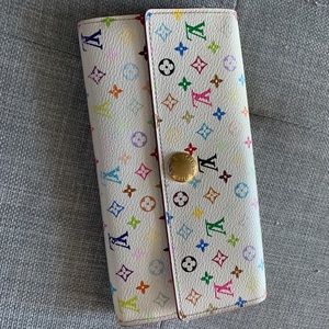 Louis Vuitton wallet. Multicolored